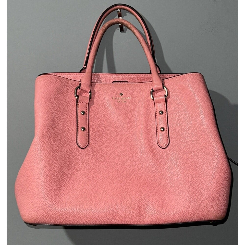 Kate Spade New York Larchmont Ave Evangelie Pink Leather Handbag